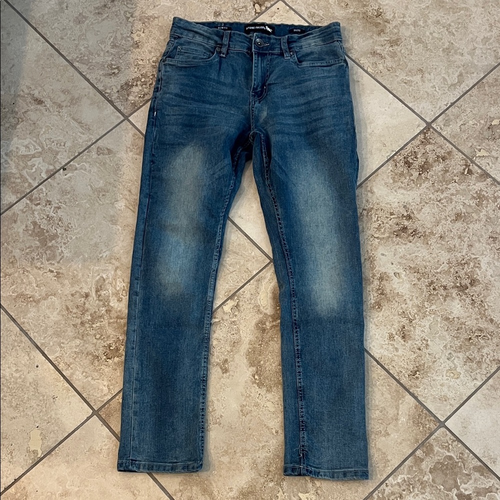 NWOT Stone Falcon Men's Blue Jeans 30/30